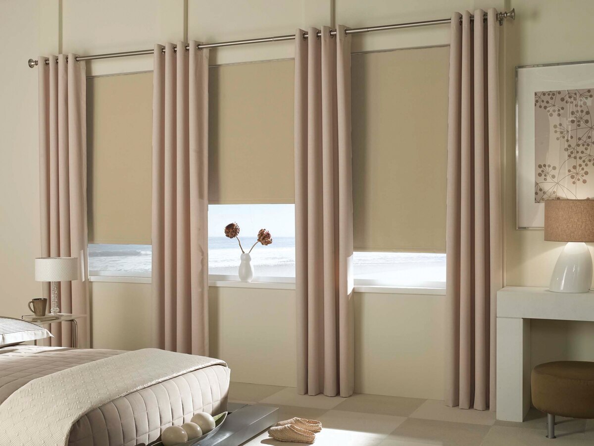 EZ-A: Motorized Blackout Roller Shades 